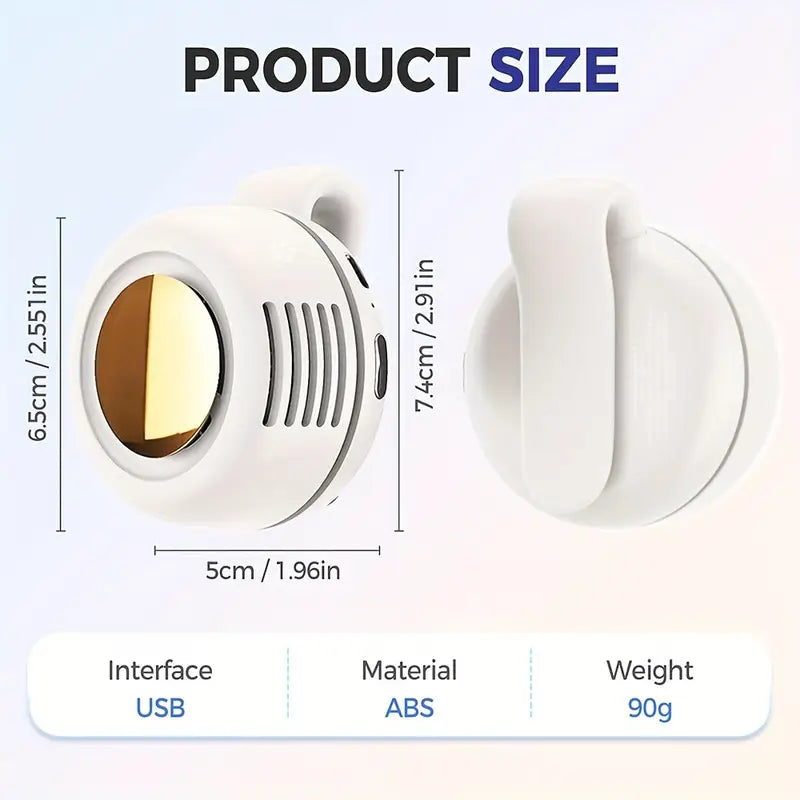 Mini rafraichisseur d'air Portable avec Clip : Restez au Frais Les Mains Libres