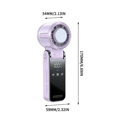 Ventilo Pro Pocket : Mini Rafraîchisseur d’Air Portable, Pliable & Rechargeable par USB