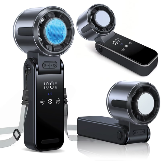 Ventilo Pro Pocket : Mini Rafraîchisseur d’Air Portable, Pliable & Rechargeable par USB