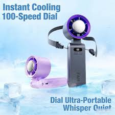 Le mini ventilateur pliable ultra-puissant. Fraîcheur instantanée, format compact.