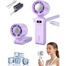Le mini ventilateur pliable ultra-puissant. Fraîcheur instantanée, format compact.
